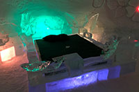 Ice Hotel - Schlafzimmer